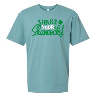 Shake Your Shamrocks Funny St Patricks Day Sueded Cloud Jersey T-Shirt