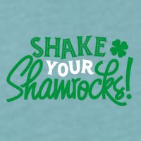 Shake Your Shamrocks Funny St Patricks Day Sueded Cloud Jersey T-Shirt