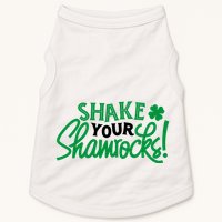 Shake Your Shamrocks Funny St Patricks Day Doggie Tank