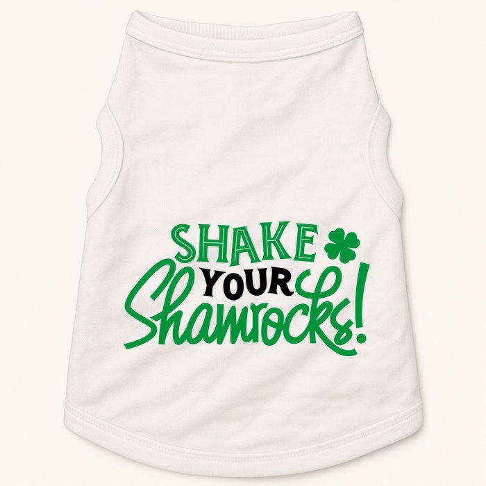 Shake Your Shamrocks Funny St Patricks Day Doggie Tank