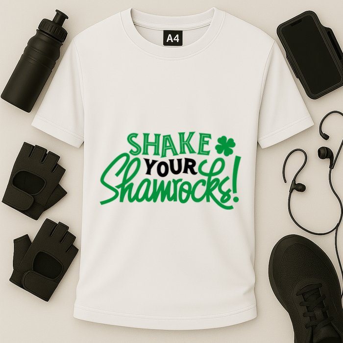Shake Your Shamrocks Funny St Patricks Day Performance Shirt