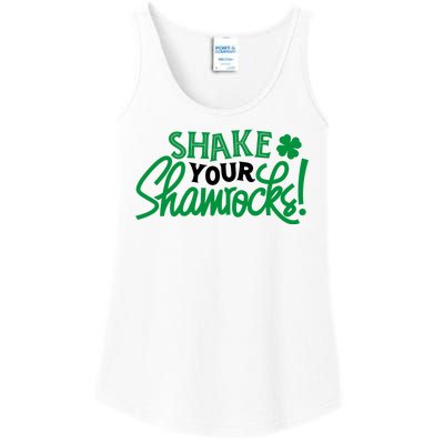 Shake Your Shamrocks Funny St Patricks Day Ladies Essential Tank