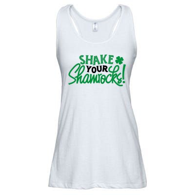 Shake Your Shamrocks Funny St Patricks Day Ladies Essential Flowy Tank