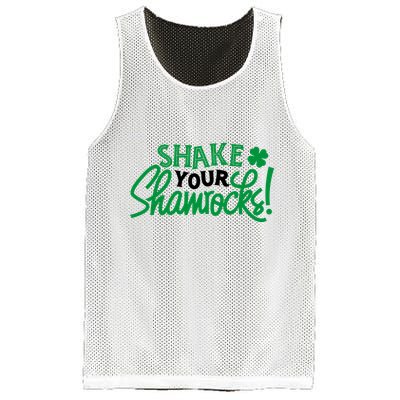 Shake Your Shamrocks Funny St Patricks Day Mesh Reversible Basketball Jersey Tank