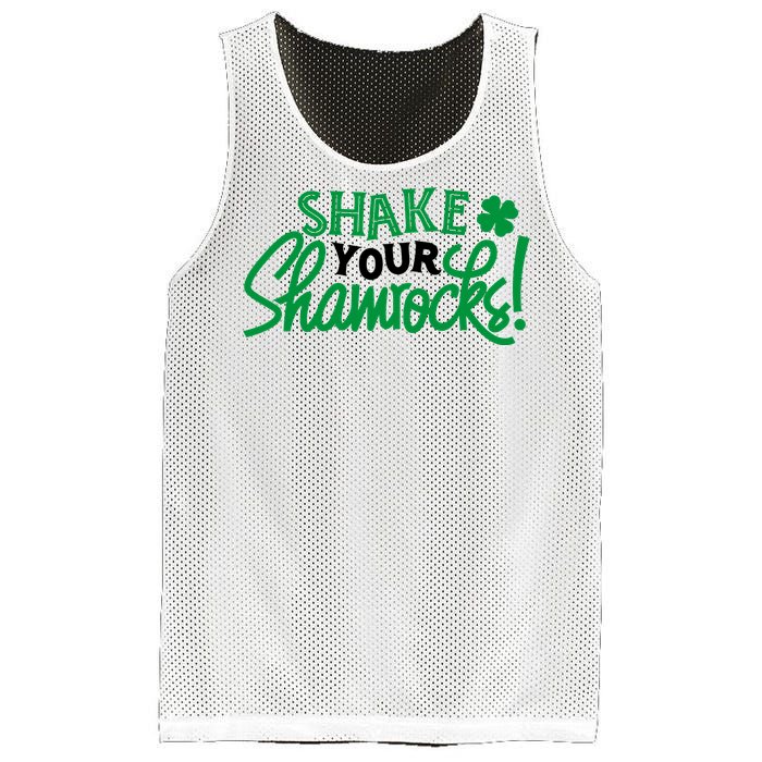 Shake Your Shamrocks Funny St Patricks Day Mesh Reversible Basketball Jersey Tank