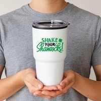 Shake Your Shamrocks Funny St Patricks Day Tumbler