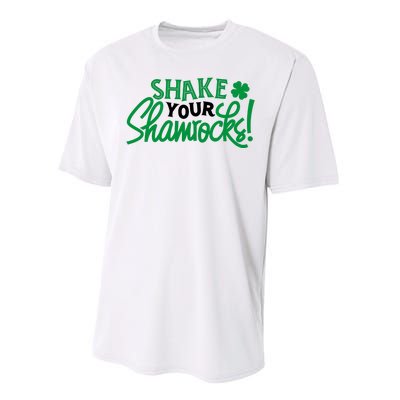 Shake Your Shamrocks Funny St Patricks Day Performance Sprint T-Shirt