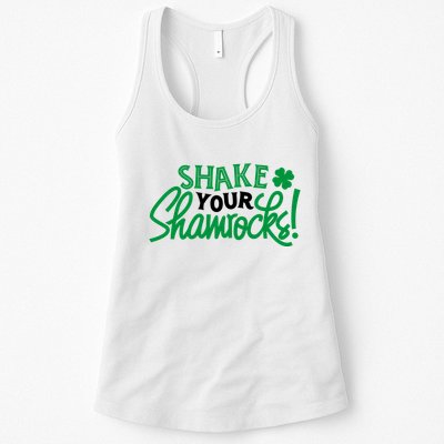 Shake Your Shamrocks Funny St Patricks Day Womens Tank Top