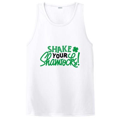 Shake Your Shamrocks Funny St Patricks Day PosiCharge Competitor Tank