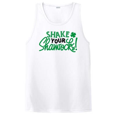 Shake Your Shamrocks Funny St Patricks Day PosiCharge Competitor Tank