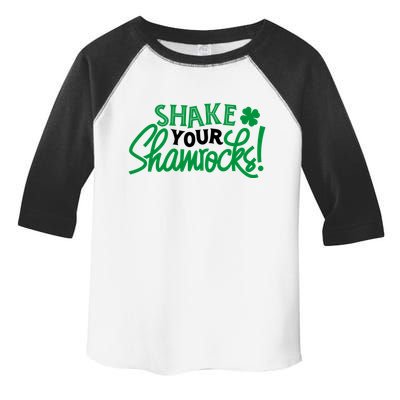Shake Your Shamrocks Funny St Patricks Day Toddler Fine Jersey T-Shirt