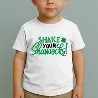 Shake Your Shamrocks Funny St Patricks Day Toddler T-Shirt
