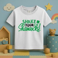 Shake Your Shamrocks Funny St Patricks Day Toddler T-Shirt