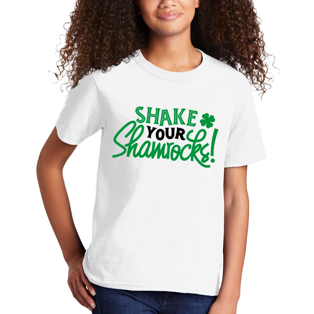 Shake Your Shamrocks Funny St Patricks Day Kids T-Shirt