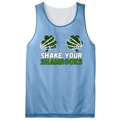 Shake Your Shamrocks St Patricks Day Mesh Reversible Basketball Jersey Tank