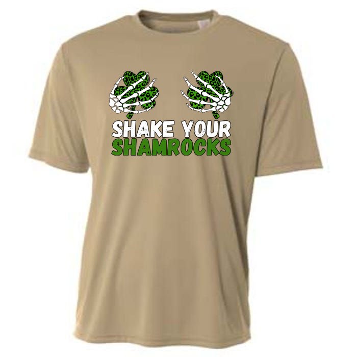 Shake Your Shamrocks St Patricks Day Cooling Performance Crew T-Shirt