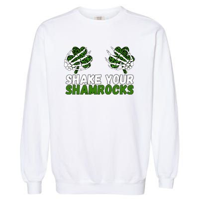 Shake Your Shamrocks St Patricks Day Garment-Dyed Sweatshirt