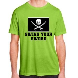 Swing Your Sword Skull Crossbones Mississippi Adult ChromaSoft Performance T-Shirt