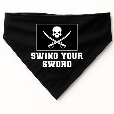 Swing Your Sword Skull Crossbones Mississippi USA-Made Doggie Bandana