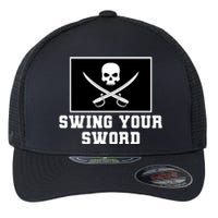 Swing Your Sword Skull Crossbones Mississippi Flexfit Unipanel Trucker Cap