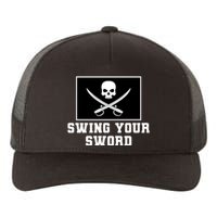 Swing Your Sword Skull Crossbones Mississippi Yupoong Adult 5-Panel Trucker Hat