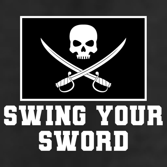 Swing Your Sword Skull Crossbones Mississippi Adult Drive Performance Visor