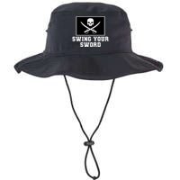 Swing Your Sword Skull Crossbones Mississippi Legacy Cool Fit Booney Bucket Hat