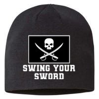 Swing Your Sword Skull Crossbones Mississippi Sustainable Beanie