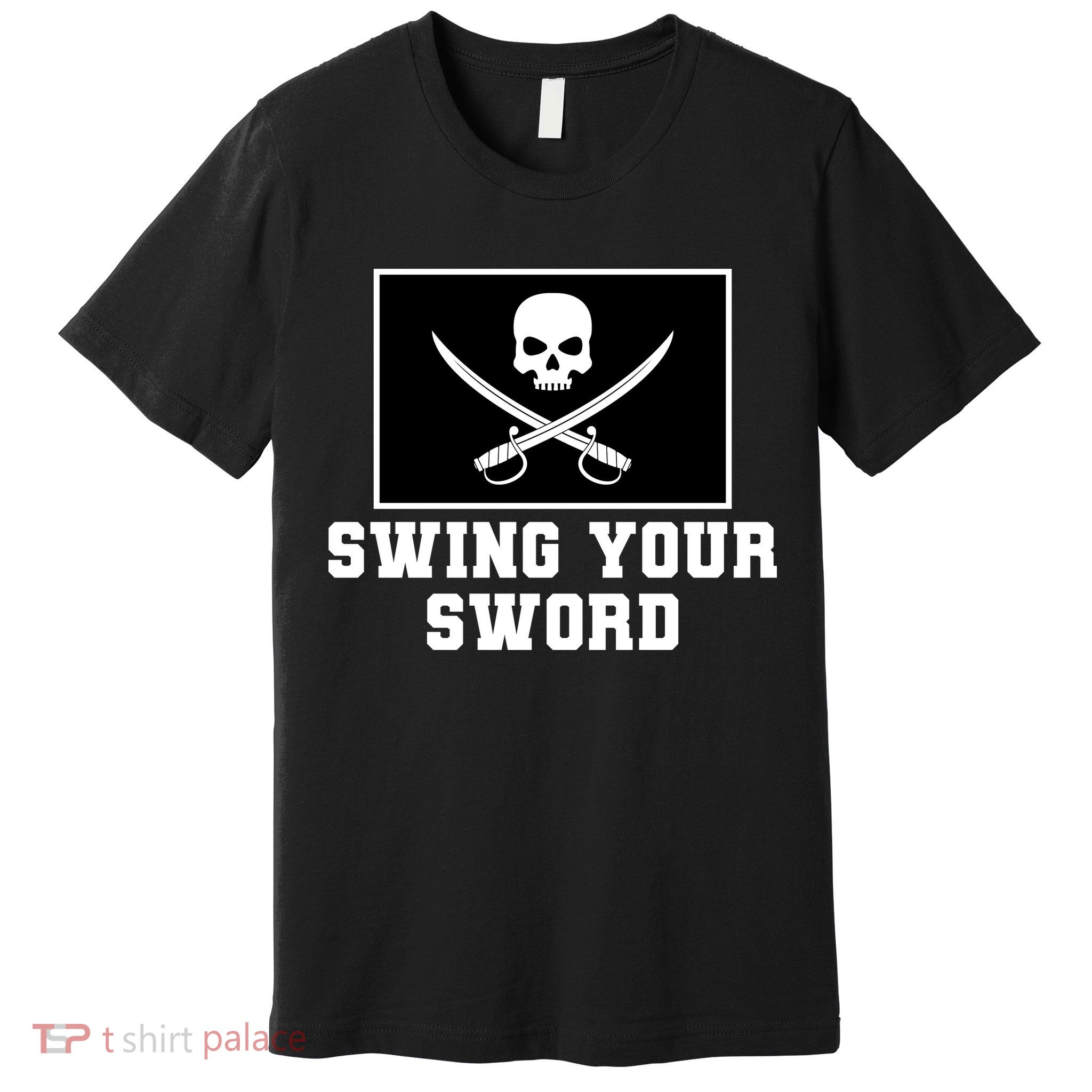 Swing Your Sword Skull Crossbones Mississippi Premium T-Shirt