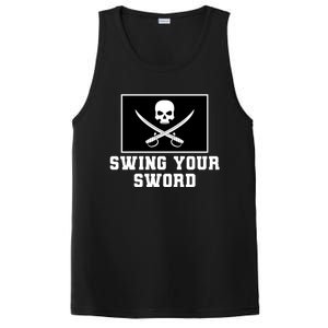 Swing Your Sword Skull Crossbones Mississippi PosiCharge Competitor Tank