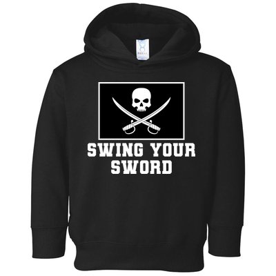 Swing Your Sword Skull Crossbones Mississippi Toddler Hoodie