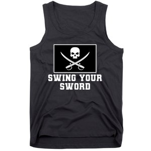 Swing Your Sword Skull Crossbones Mississippi Tank Top