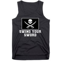 Swing Your Sword Skull Crossbones Mississippi Tank Top