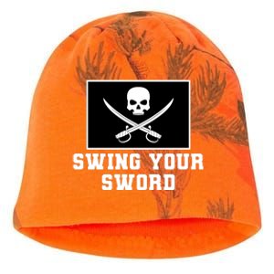 Swing Your Sword Skull Crossbones Mississippi Kati - Camo Knit Beanie