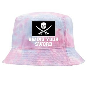 Swing Your Sword Skull Crossbones Mississippi Tie-Dyed Bucket Hat