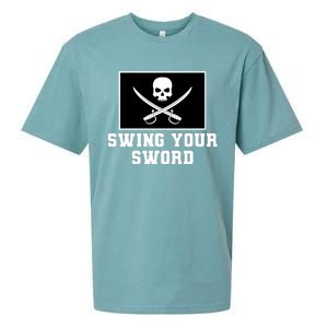 Swing Your Sword Skull Crossbones Mississippi Sueded Cloud Jersey T-Shirt