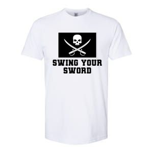 Swing Your Sword Skull Crossbones Mississippi Softstyle CVC T-Shirt