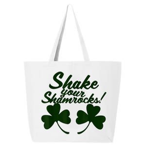 Shake Your Shamrocks Funny St Patrick's Day 25L Jumbo Tote