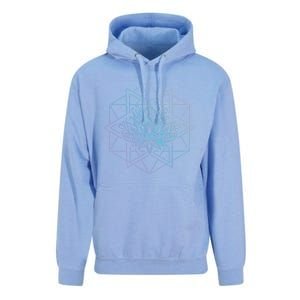 Spiritual Yogi Sacred Geometry Yoga Lotus Flower Gift Unisex Surf Hoodie