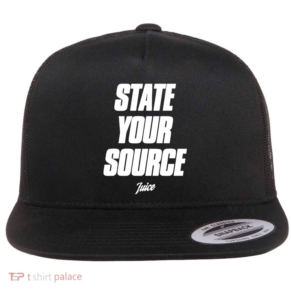 State Your Source Flat Bill Trucker Hat