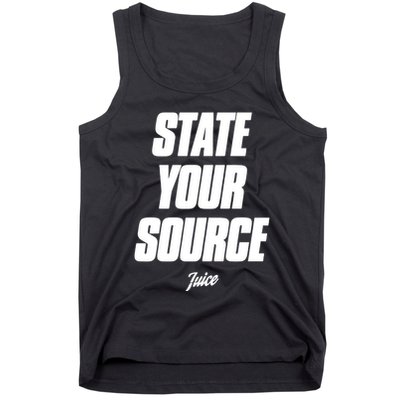 State Your Source Tank Top