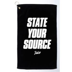 State Your Source Platinum Collection Golf Towel