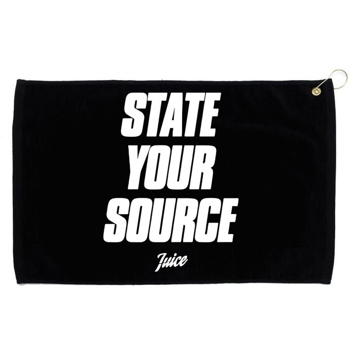 State Your Source Grommeted Golf Towel