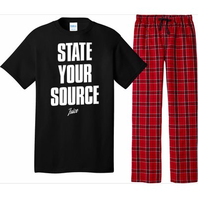 State Your Source Funny Gift Pajama Set