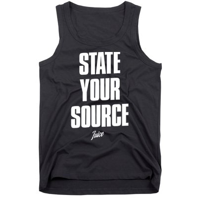 State Your Source Funny Gift Tank Top