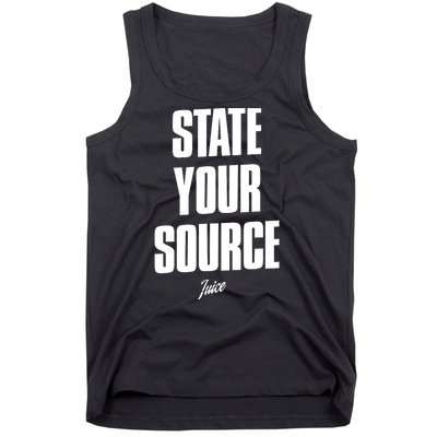 State Your Source Funny Gift Tank Top