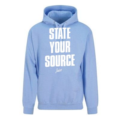 State Your Source Funny Gift Unisex Surf Hoodie