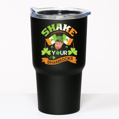 Shake Your Shamrocks Funny Leprechaun St Patricks Day Tumbler