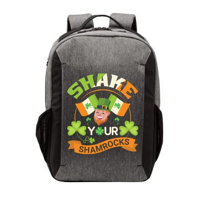 Shake Your Shamrocks Funny Leprechaun St Patricks Day Vector Backpack