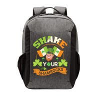 Shake Your Shamrocks Funny Leprechaun St Patricks Day Vector Backpack